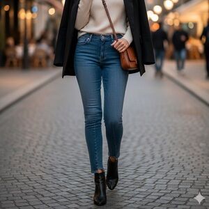 Hudson Nico Super Skinny Ankle Notch Jeans